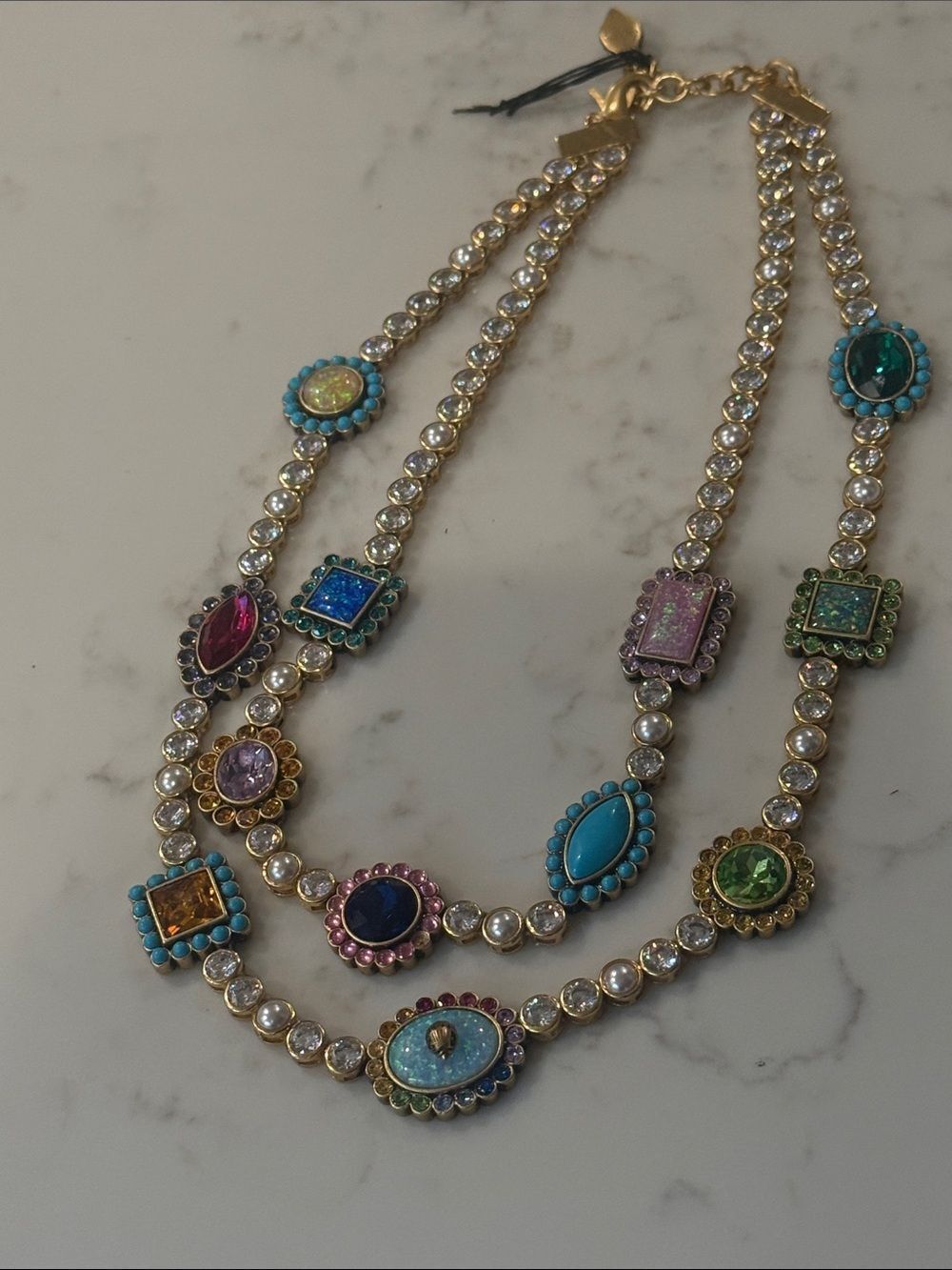 Kurt Geiger regency gem necklace - Picture 5 of 7